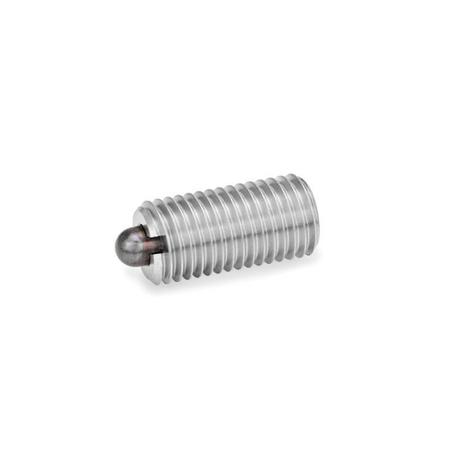 J.W. WINCO GN616-M4-SN Spring Plunger-Stainless 4NG16/SN